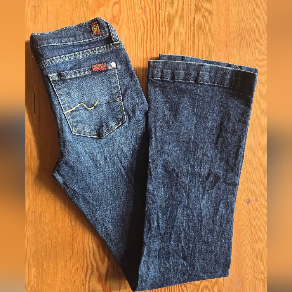 7 For All Mankind Dark Blue Women's Jeans